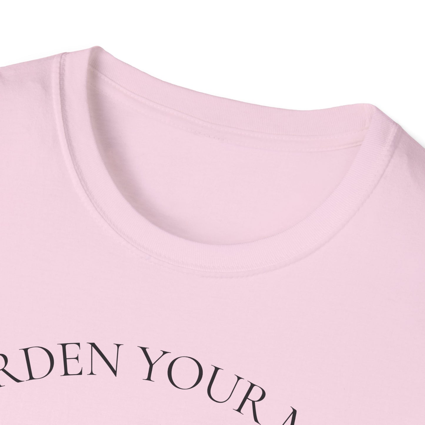 Soften your heart with logo no text Softstyle T-Shirt