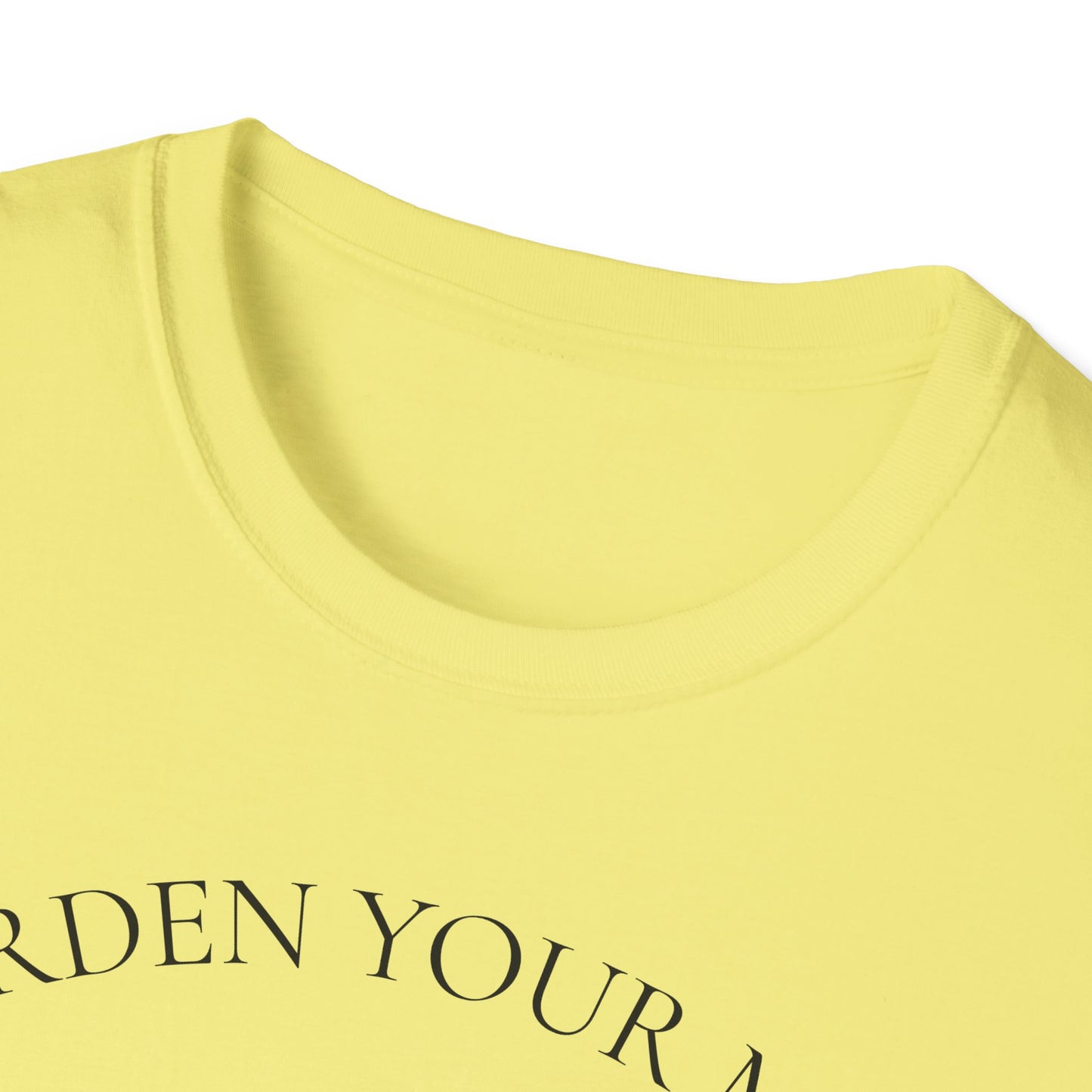 Soften your heart with logo no text Softstyle T-Shirt