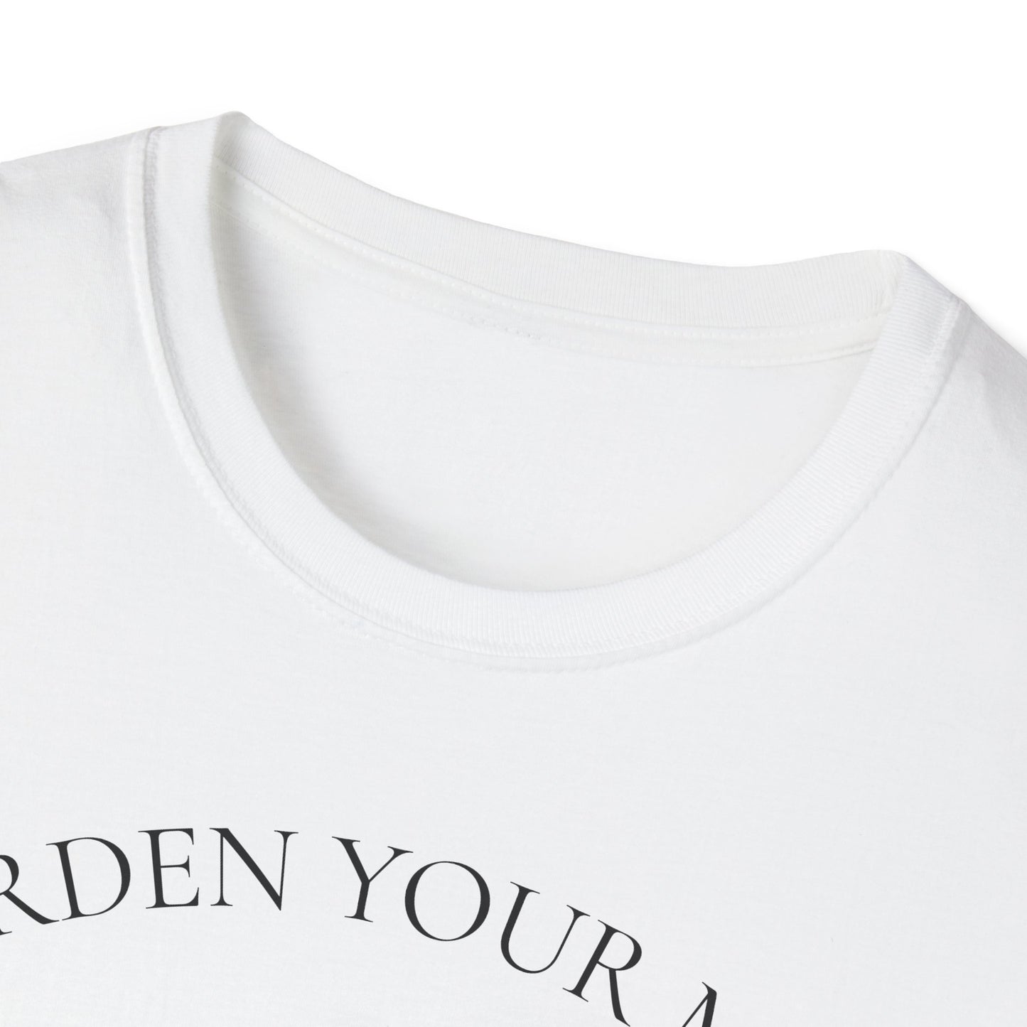 Soften your heart with logo no text Softstyle T-Shirt